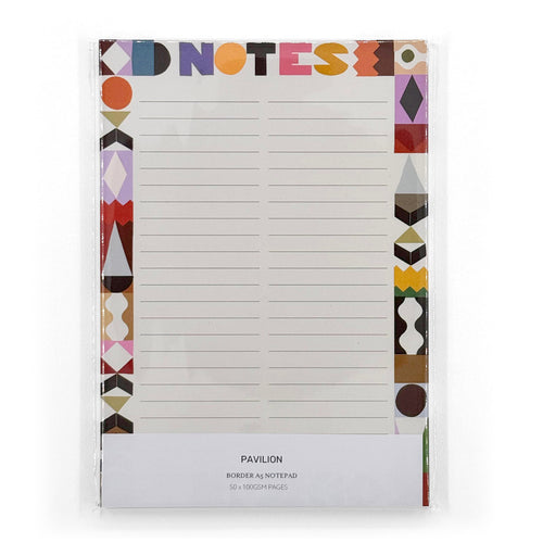 Packaged Border A5 Notepad