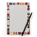 Border A5 Notepad with black pencil