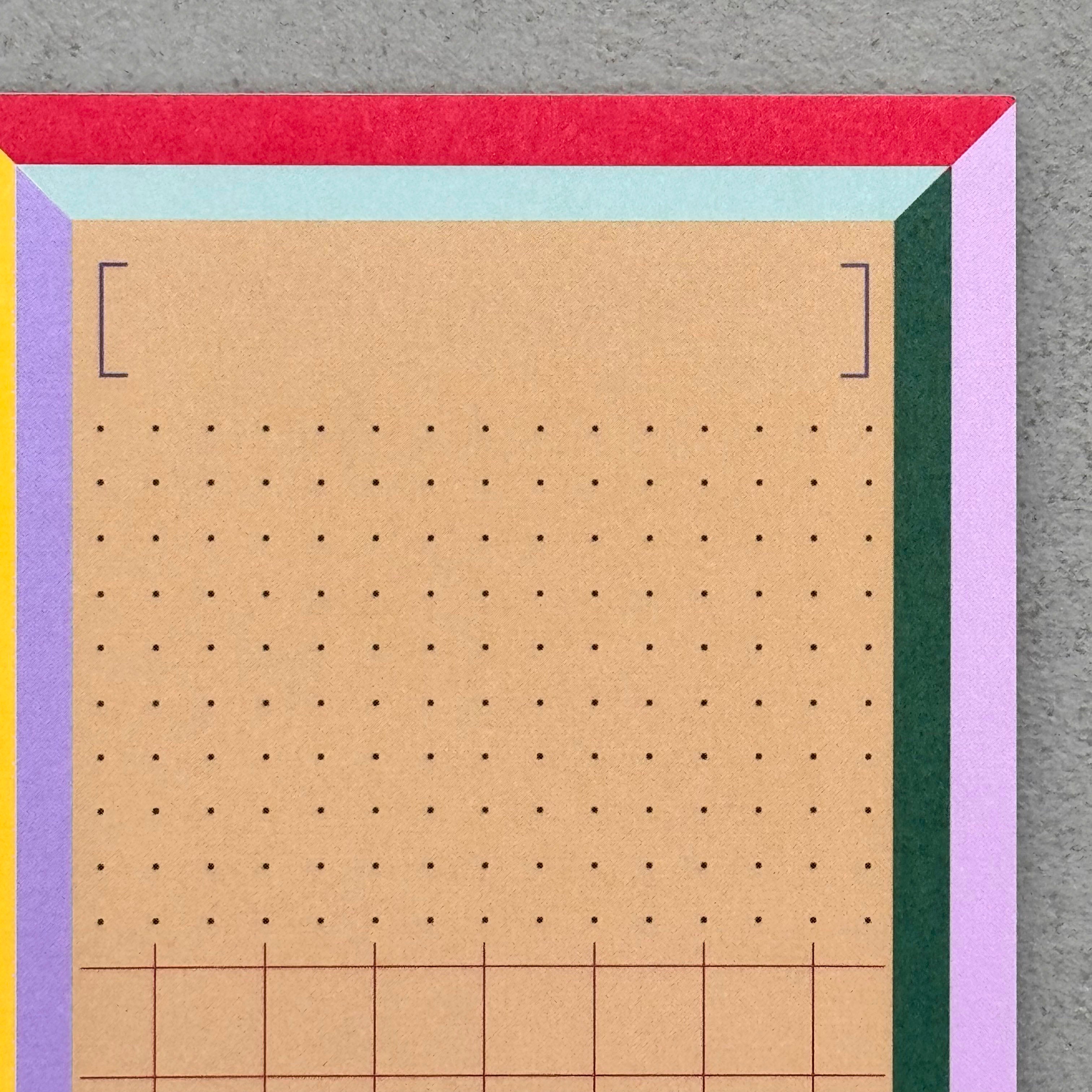 Close-up of the Frame DL To Do List design