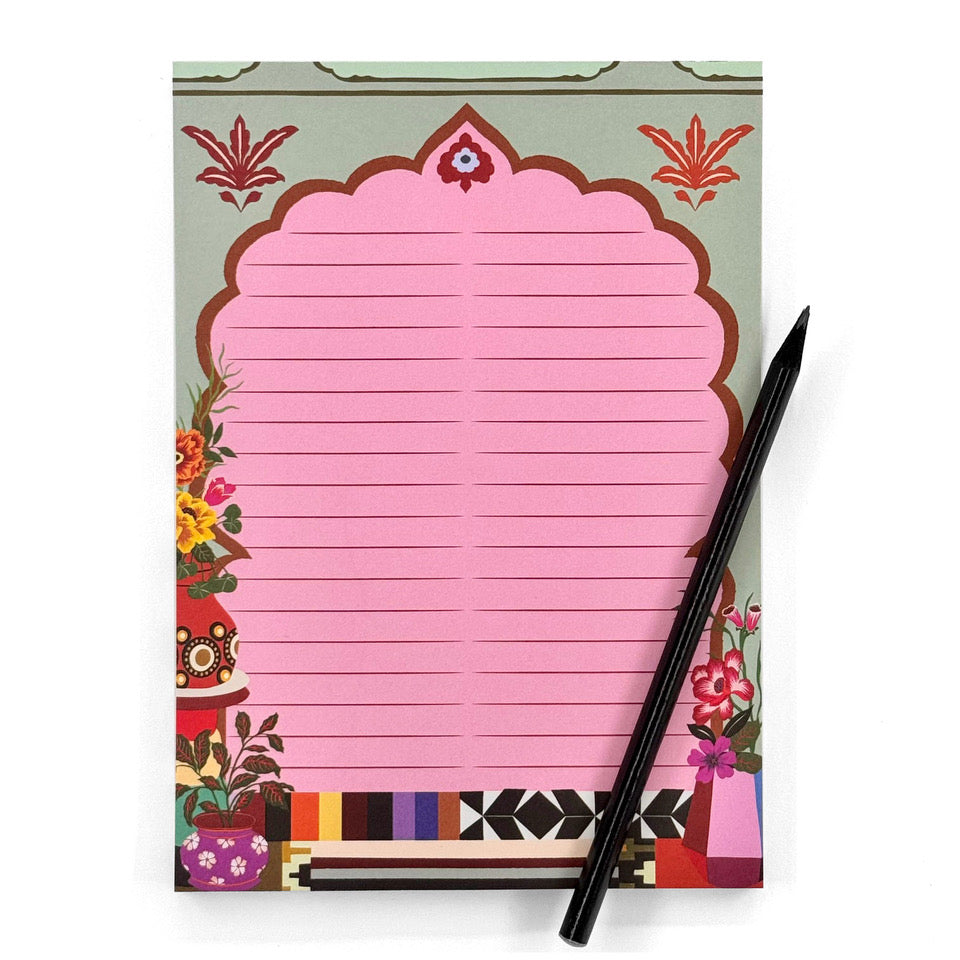 Lifestyle A5 Notepad with black pencil