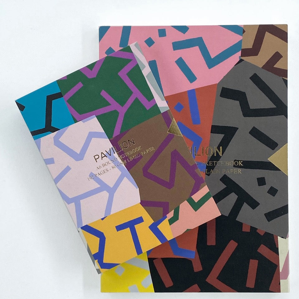 Maze A6 Notebook shown with coordinating A5 notebook