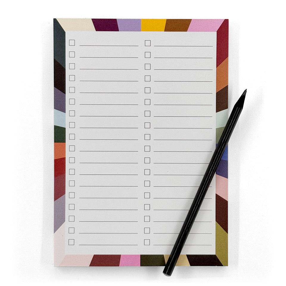Radar A5 Notepad with black pencil