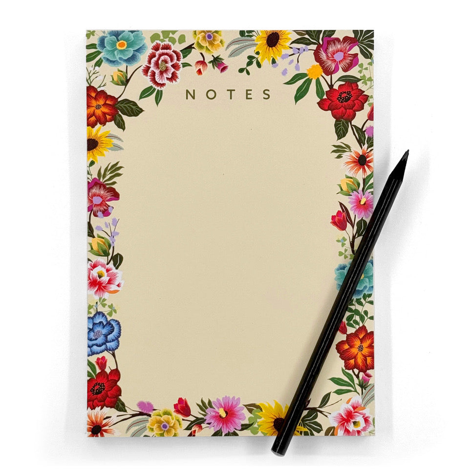 Tree of Life A5 Notepad with black pencil